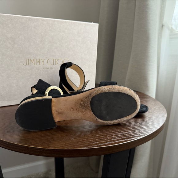 Jimmy Choo black suede Jaimie flat - Picture 3 of 3